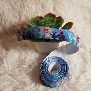 New blue frozen ribbon